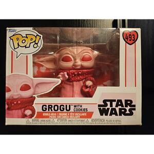 Funko Pop Star Wars Grogu Pink Vinyl Figure #493 Valentine Collection Series